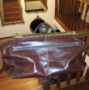 Made in Italy real pig leather travel bag high qua